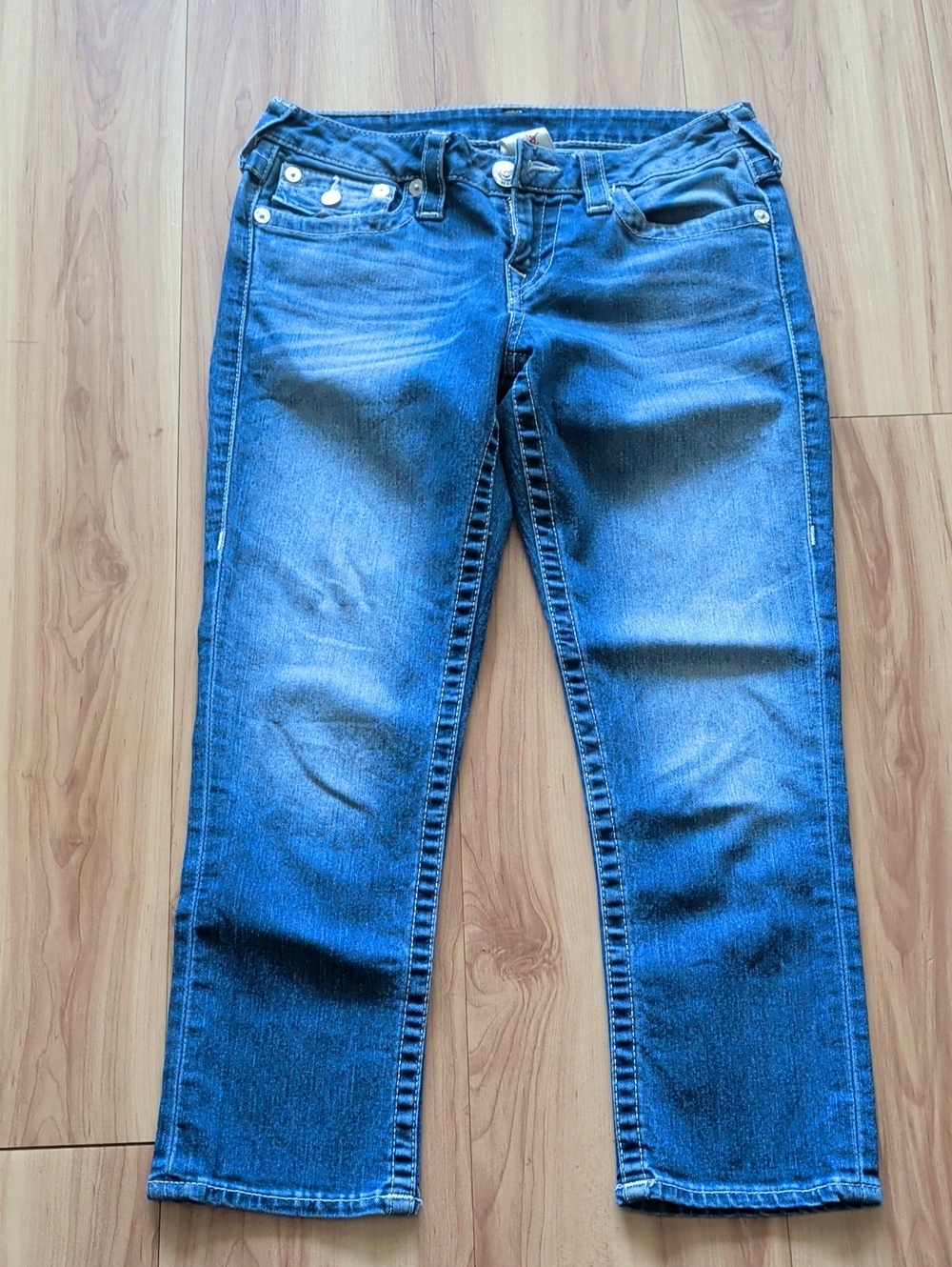 Classic Women's true Religion Blue Jeans - Casual Straight Leg